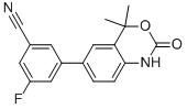 3-(4,4-DIMETHYL-2-OXO-2,4-DIHYDRO-1H-BENZO[D][1,3]OXAZIN-6-YL)-5-FLUOROBENZONITRILE CAS#: 304853-30-3