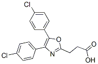 3-[4,5-Bis(4-chlorophenyl)oxazol-2-yl]propionic acid CAS#: 33466-16-9