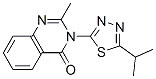3-(5-Isopropyl-1,3,4-thiadiazol-2-yl)-2-methylquinazolin-4(3H)-one CAS#: 3060-19-3