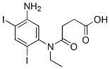 3-[(5-amino-2,4-diiodo-phenyl)-ethyl-carbamoyl]propanoic acid CAS#: 37934-68-2