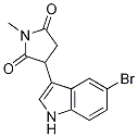 3-(5-bromo-1H-indol-3-yl)-N-methylsuccinimide CAS#: 163886-93-9