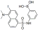 3-(5-dimethylamino-6-iodo-1-naphthalenesulfonamido)phenylboronic acid CAS#: 147353-58-0