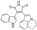 3-(5,6-dihydro-4H-pyrrolo[3,2,1-ij]quinolin-1-yl)-4-(1H-indol-3-yl)pyrrole-2,5-dione CAS#: 345261-20-3