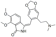 3-[[6-[2-(Dimethylamino)ethyl]-1,3-benzodioxol-5-yl]methylene]-2,3-dihydro-6,7-dimethoxy-1H-isoindol-1-one CAS#: 30341-98-1