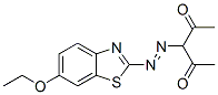3-[(6-Ethoxy-2-benzothiazolyl)azo]-2,4-pentanedione CAS#: 4882-90-0