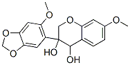 3-(6-Methoxy-1,3-benzodioxol-5-yl)-7-methoxy-3,4-dihydro-2H-1-benzopyran-3,4-diol CAS#: 3207-46-3