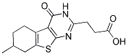 3-(7-METHYL-4-OXO-3,4,5,6,7,8-HEXAHYDRO[1]BENZOTHIENO[2,3-D]PYRIMIDIN-2-YL)PROPANOIC ACID CAS#: 380191-48-0