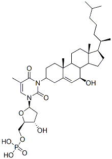 3-(7 beta-hydroxycholesteryl) 5'-thymidylyl monophosphate CAS#: 134917-45-6