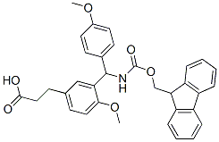 3-[[[(9H-Fluoren-9-ylmethoxy)carbonyl]amino](4-methoxyphenyl)methyl]-4-methoxybenzenepropanoic acid CAS#: 117286-85-8