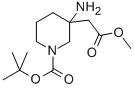 3-AMINO-1-[(1,1-DIMETHYLETHOXY)CARBONYL]-3-PIPERIDINEACETIC ACID METHYL ESTER CAS#: 362706-09-0
