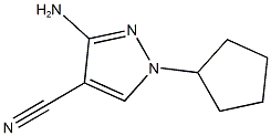 3-AMINO-1-CYCLOPENTYL-1H-PYRAZOLE-4-CARBONITRILE CAS#: 122799-98-8