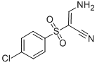 3-AMINO-2-[(4-CHLOROPHENYL)SULFONYL]ACRYLONITRILE CAS#: 32083-31-1