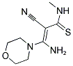 3-AMINO-2-CYANO-N-METHYL-3-MORPHOLINO-2-PROPENETHIOAMIDE CAS#: 167501-37-3