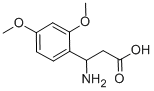 3-AMINO-3-(2,4-DIMETHOXY-PHENYL)-PROPIONIC ACID CAS#: 34841-02-6