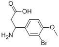 3-AMINO-3-(3-BROMO-4-METHOXY-PHENYL)-PROPIONIC ACID CAS#: 34840-91-0