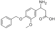 3-AMINO-3-(4-BENZYLOXY-3-METHOXY-PHENYL)-PROPIONIC ACID CAS#: 167887-37-8