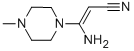 3-AMINO-3-(4-METHYLPIPERAZINO)ACRYLONITRILE CAS#: 136062-62-9