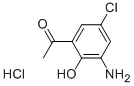 3-AMINO-5-CHLORO-2-HYDROXYACETOPHENONE HYDROCHLORIDE CAS#: 153404-65-0