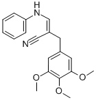 3-ANILINO-2-(3,4,5-TRIMETHOXYBENZYL) ACRYLONITRILE (25 MG) (AS) CAS#: 30078-48-9