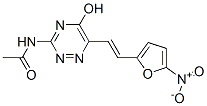 3-Acetamido-6-(2-(5-nitro-2-furyl)vinyl)-as-triazin-5-ol CAS#: 4000-77-5