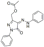 3-(Acetyloxymethyl)-1-phenyl-4-(2-phenylhydrazono)-1H-pyrazole-5(4H)-one CAS#: 35426-93-8