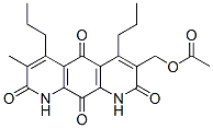 3-[(Acetyloxy)methyl]-7-methyl-4,6-dipropylpyrido[3,2-g]quinoline-2,5,8,10(1H,9H)-tetrone CAS#: 119623-95-9