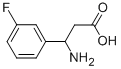 3-Amino-3-(3-fluorophenyl)propanoic acid CAS#: 117391-51-2