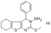 3-Amino-4-phenyl-2-methylmercapto-3,4,5,6,7,8-hexahydrobenzo(4,5)thien o(2,3-d)pyrimidine HI CAS#: 135718-67-1
