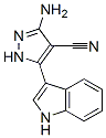 3-Amino-5-(3-indolyl)-4-pyrazolecarbonitrile CAS#: 35131-90-9