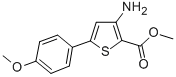 3-Amino-5-(4-methoxyphenyl)thiophene-2-carboxylic acid methyl ester CAS#: 37572-23-9