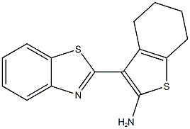 3-BENZOTHIAZOL-2-YL-4,5,6,7-TETRAHYDRO-BENZO[B]THIOPHEN-2-YLAMINE CAS#: 143361-87-9