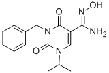 3-BENZYL-N'-HYDROXY-1-ISOPROPYL-2,4-DIOXO-1,2,3,4-TETRAHYDROPYRIMIDINE-5-CARBOXIMIDAMIDE CAS#: 175203-48-2