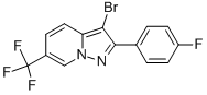 3-BROMO-2-(4-FLUOROPHENYL)-6-(TRIFLUOROMETHYL)PYRAZOLO[1,5-A]PYRIDINE CAS#: 267235-95-0