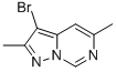 3-BROMO-2,5-DIMETHYL-PYRAZOLO[1,5-C]PYRIMIDINE CAS#: 35833-97-7