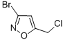 3-BROMO-5-(CHLOROMETHYL)ISOXAZOLE CAS#: 124498-15-3