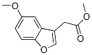 3-Benzofuranacetic acid, 5-Methoxy-, Methyl ester CAS#: 118610-60-9