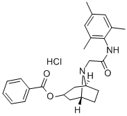 3-Benzoyloxynortropanoacetomesidide hydrochloride CAS#: 123202-97-1
