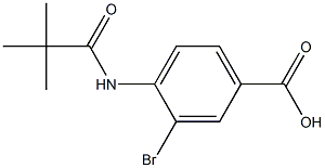 3-BroMo-4-pivalaMidobenzoic acid CAS#: 139058-18-7