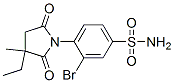 3-Bromo-4-(3-ethyl-3-methyl-2,5-dioxopyrrolidin-1-yl)benzenesulfonamide CAS#: 30279-48-2