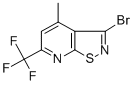 3-Bromo-4-methyl-6-(trifluoromethyl)isothiazolo[5,4-b]pyridine CAS#: 296797-18-7