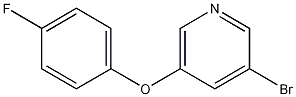 3-Bromo-5-(4-fluorophenoxy)pyridine CAS#: 374935-03-2