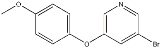3-Bromo-5-(4-methoxyphenoxy)pyridine CAS#: 374934-98-2