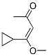 3-Buten-2-one, 4-cyclopropyl-4-methoxy- (9CI) CAS#: 138588-51-9