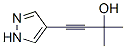 3-Butyn-2-ol, 2-methyl-4-(1H-pyrazol-4-yl)- (9CI) CAS#: 116228-46-7