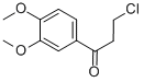 3-CHLORO-1-(3,4-DIMETHOXYPHENYL)PROPAN-1-ONE CAS#: 4693-38-3