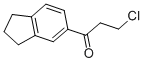 3-CHLORO-1-INDAN-5-YL-PROPAN-1-ONE CAS#: 39105-39-0