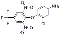 3-CHLORO-4-[2,6-DINITRO-4-(TRIFLUOROMETHYL)PHENOXY]ANILINE CAS#: 338412-96-7
