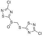 3-CHLORO-5-[(3-CHLORO-1,2,4-THIADIAZOL-5-YLTHIO)METHYLSULFINYL]-1,2,4-THIADIAZOLE CAS#: 135379-15-6