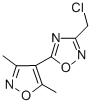3-(CHLOROMETHYL)-5-(3,5-DIMETHYLISOXAZOL-4-YL)-1,2,4-OXADIAZOLE CAS#: 175205-42-2