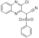 (3-CHLOROQUINOXALIN-2-YL)(PHENYLSULFONYL)ACETONITRILE CAS#: 121512-58-1